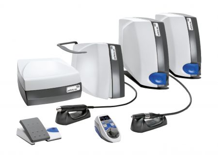 W&H Perfecta 900 LA-923 K – Аппарат для зуботехнической лаборатории с коленным управлением, внешняя подача жидкости, наконечник