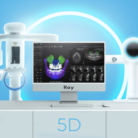 Ray RAYSCAN RCT700 (16x10) +5D – Дентальный томограф, зона сканирования 3D 16х10 см, 5D, лицевой сканер