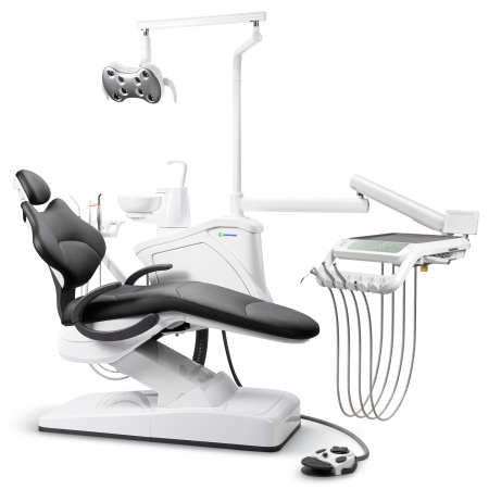 GreenMED S300 – Стоматологическая установка с мягкой обивкой и с нижней подачей
