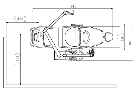 ROSON KLT 6220 S6 – стоматологическая установка с нижней подачей