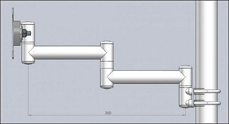 Медкрон DS-30-2 – кронштейн для стоматологической установки