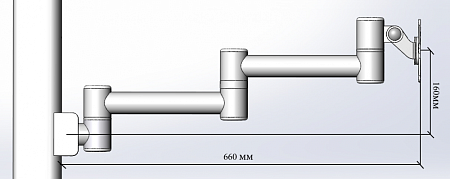 Медкрон DS-VIP-2 – Кронштейн для установки Planmeca (крепление штатное)