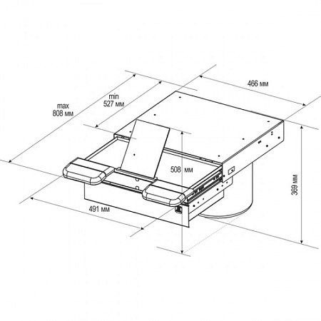 Аверон ВМУ 3.1 БАЗИС - комплексное рабочее место с вытяжкой