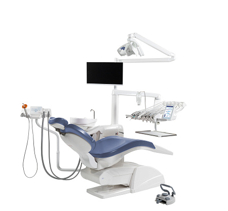 Miglionico NT — стоматологическая установка с верхней подачей инструментов