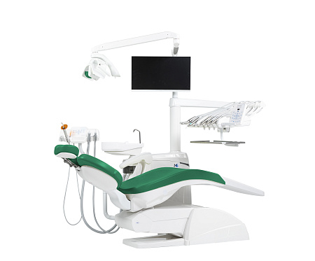 Miglionico NG — стоматологическая установка с верхней подачей инструментов