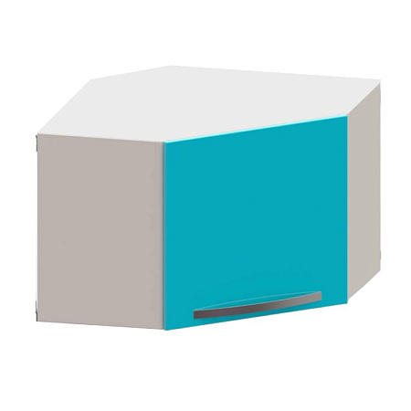 ВИТАЛИЯ Н2 ЛЮКС угловой — Навесной медицинский шкаф металлическая дверца