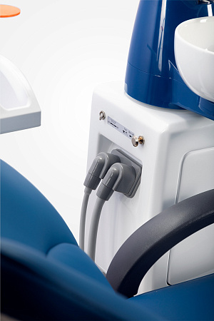 GreenMED S300 COLORFUL – Стоматологическая установка с мягкой обивкой и с верхней подачей