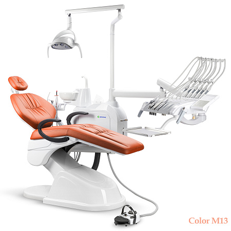 GreenMED S200 – Стоматологическая установка с мягкой обивкой и с верхней подачей