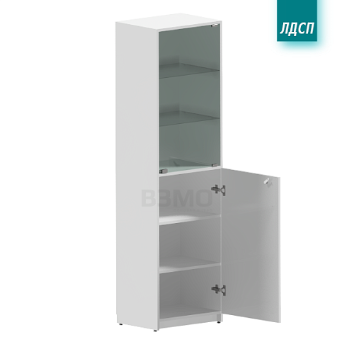 ВЗМО ШМЛС СКБ – Шкаф медицинский двухсекционный одностворчатый